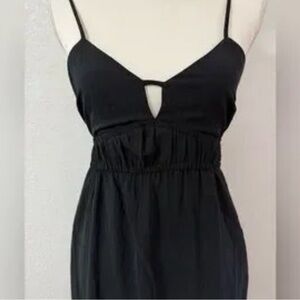 A New Day Black Spaghetti Strap Maxi Dress